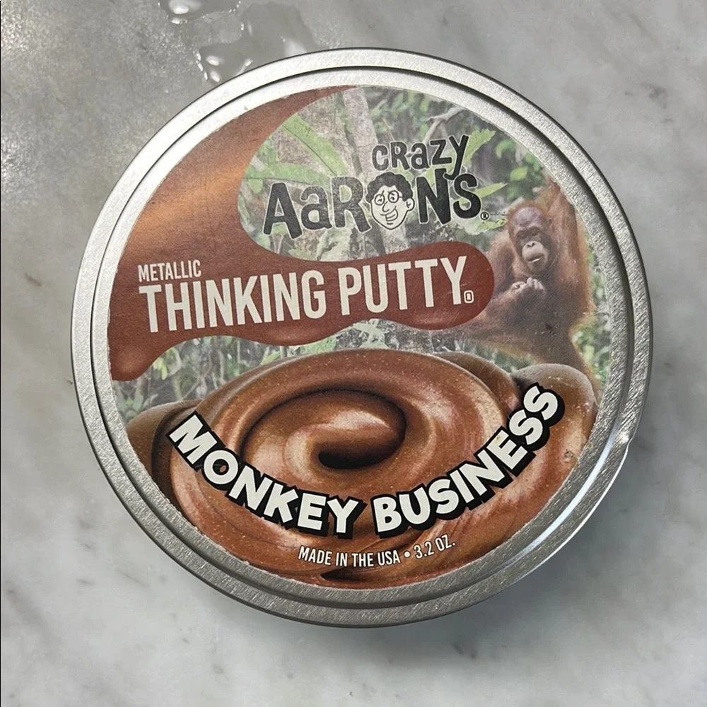 Crazy Aaron's Metallic Thinking Putty - Monkey Business - Picture 1 of 3